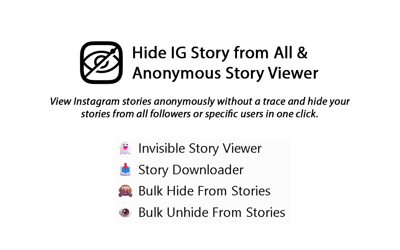 Hide IG Story & Anon Viewer Screenshot