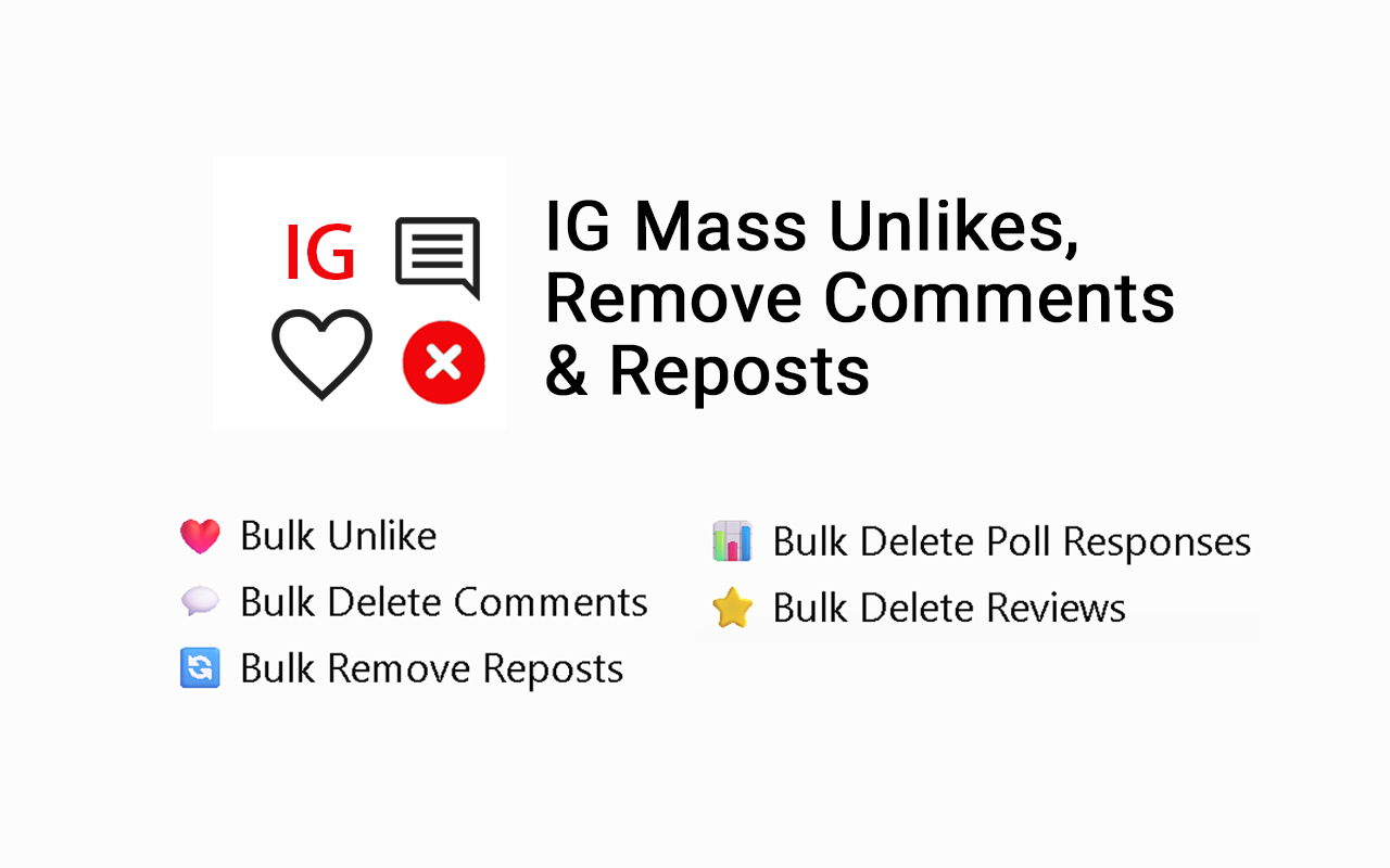IG Mass Unlikes Dashboard
